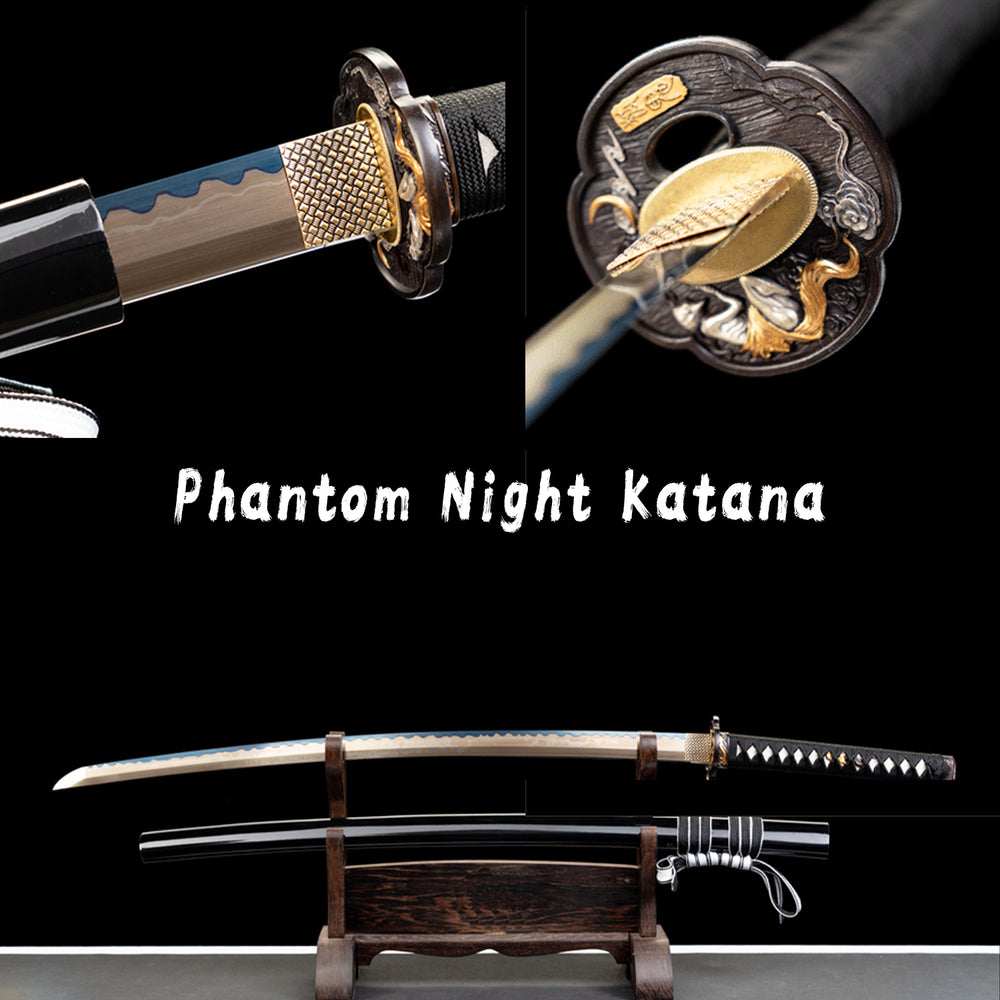Phantom Night Katana —— 5枚構成の鋼製焼き入れ刃