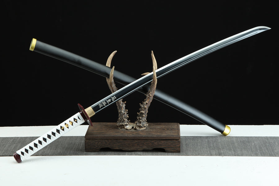 Giyu Tomioka Water Breathing Nichirin Katana – Demon Slayer Anime Replica Sword