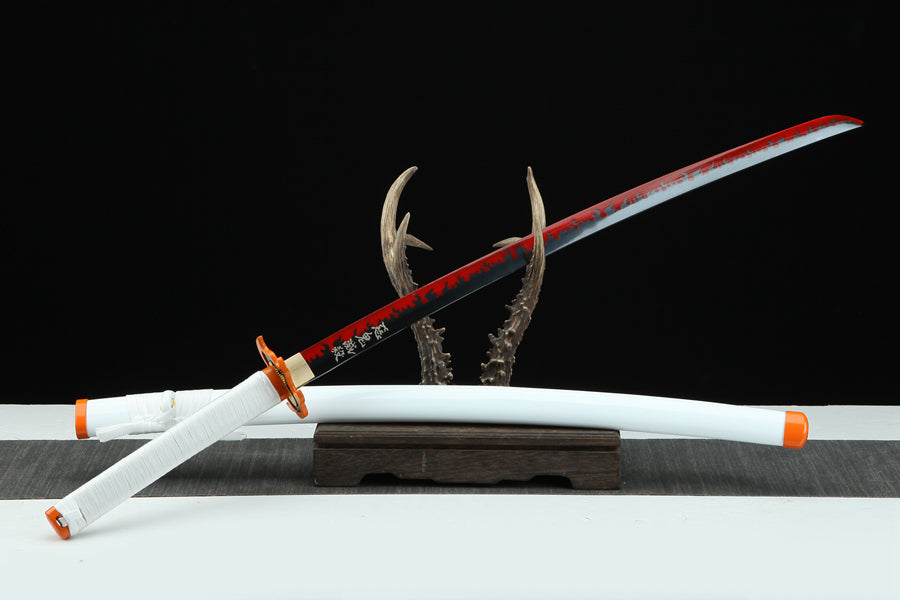 Rengoku Flame Katana – Demon Slayer Anime Replica Sword